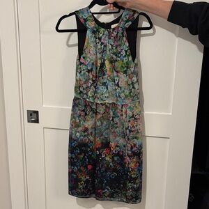 Shoshanna Multicolor Floral Mini Dress